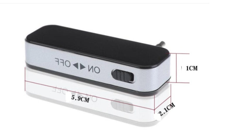 JMT-724106 Universal FM Transmitter for Android and iOS Devices with 3.5mm AUX Input and Hands-Free Calling Function