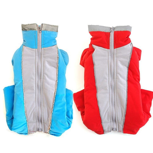 JMT-724362 Reflective Thickened Velvet Cotton Plush Dog Coat - Warm & Comfortable in Various Sizes and Colors