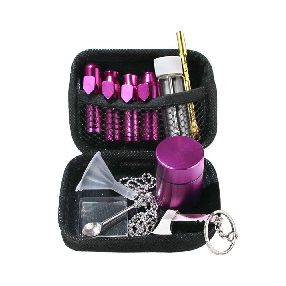 JMT-724426 Multi-Functional Metal Medicine Box with Keychain and Storage Features
