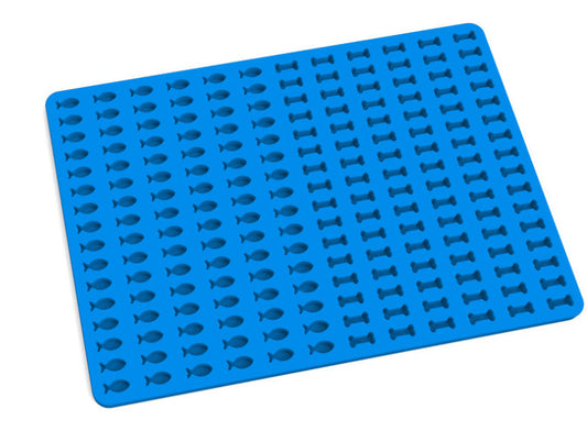 JMT-724426 Pet Cookie Silicone Mold Baking Tray - Fish & Bone Shapes, 39.5 x 28CM, Available in Multiple Colors