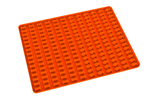 JMT-724426 Pet Cookie Silicone Mold Baking Tray - Fish & Bone Shapes, 39.5 x 28CM, Available in Multiple Colors