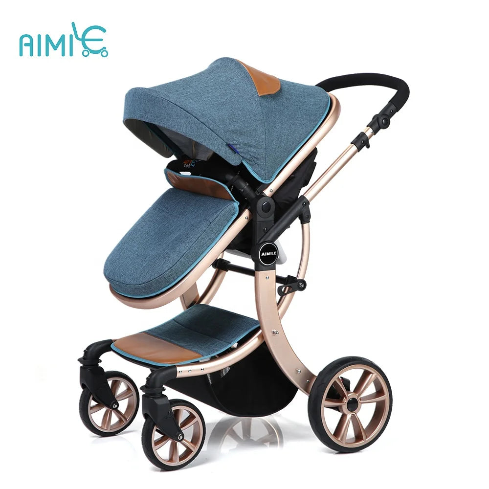 JMT-724618 Aimile Carriage Stroller for Infants and Toddlers - Versatile and Durable Design