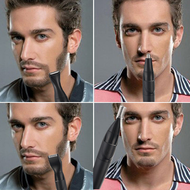 JMT-724682 Men's Electric Trimmer Set with Nose and Eyebrow Grooming Tools