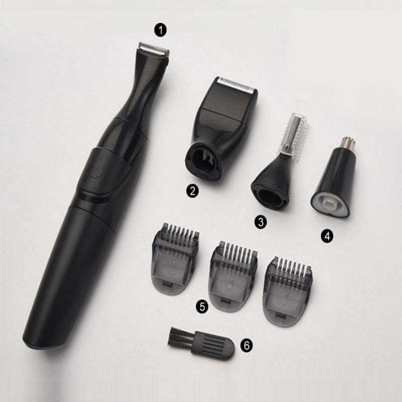 JMT-724682 Men's Electric Trimmer Set with Nose and Eyebrow Grooming Tools