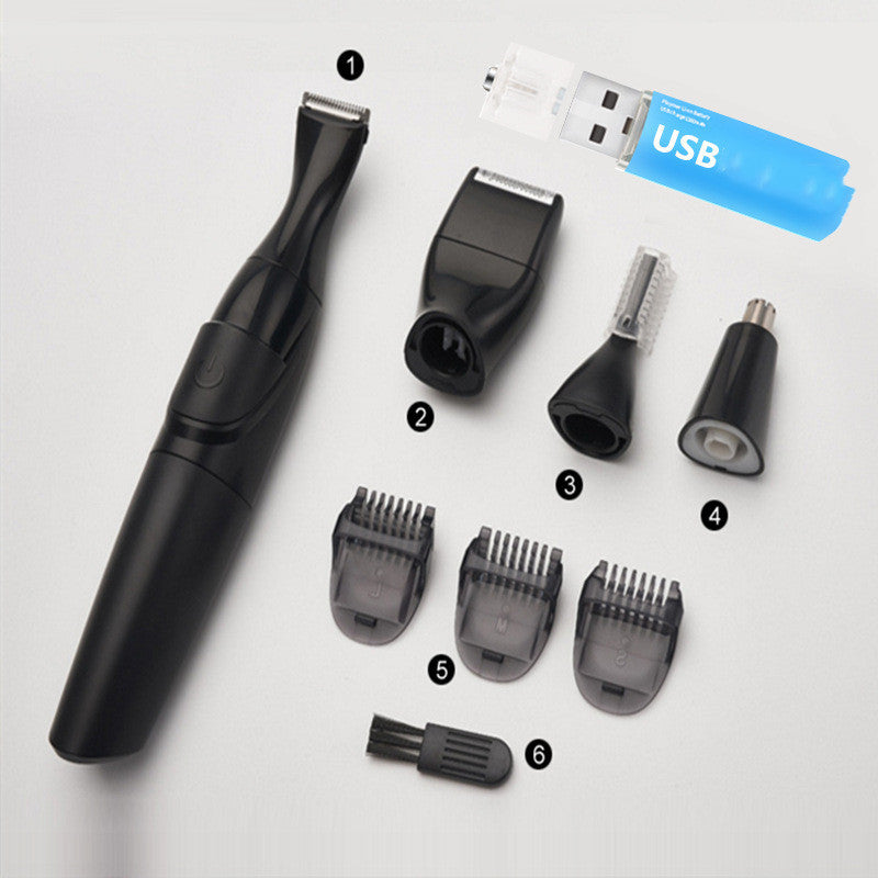 JMT-724682 Men's Electric Trimmer Set with Nose and Eyebrow Grooming Tools
