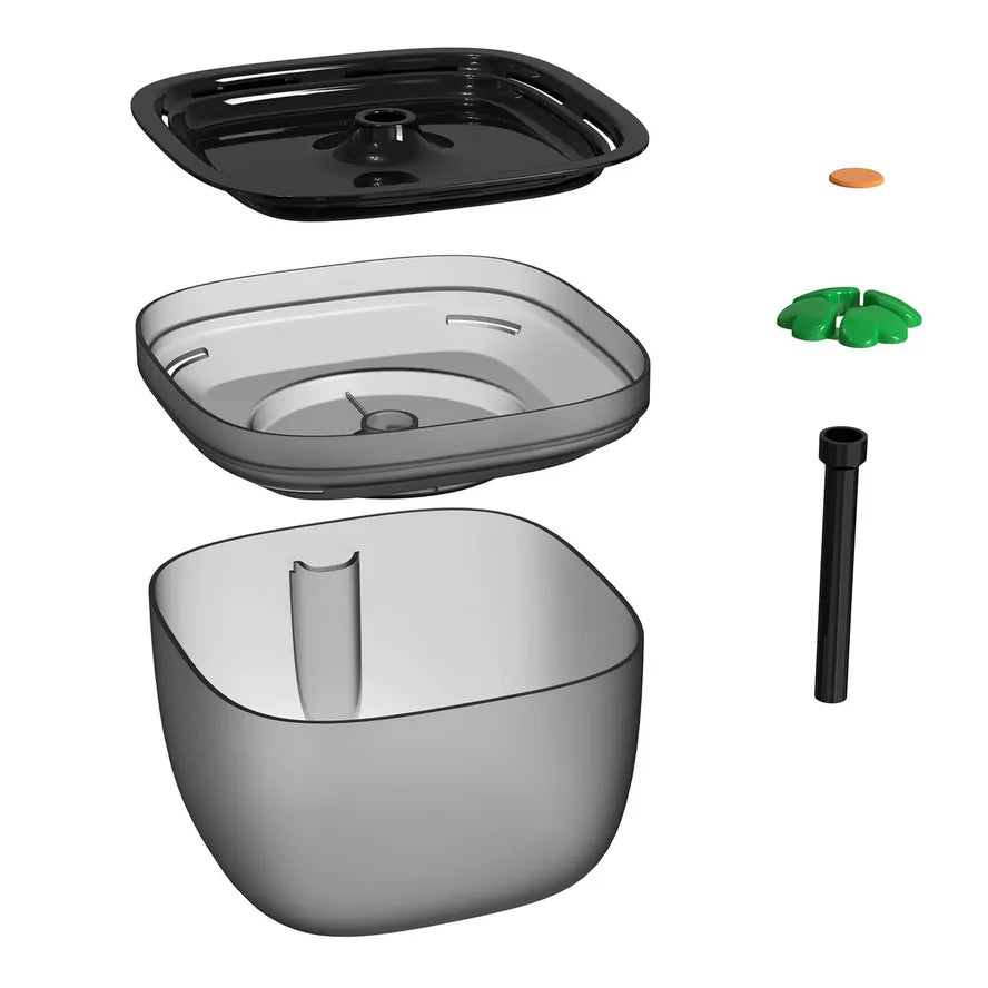 JMT-724810 Pet Water Fountain with 2L BPA-Free Capacity and 360° Water Outlet, Automated Filter System and Ultra-Quiet Pump