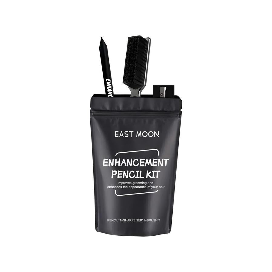 JMT-724874 Men's Beard Grooming Essentials Set with Pencil, Sharpener, and Brush