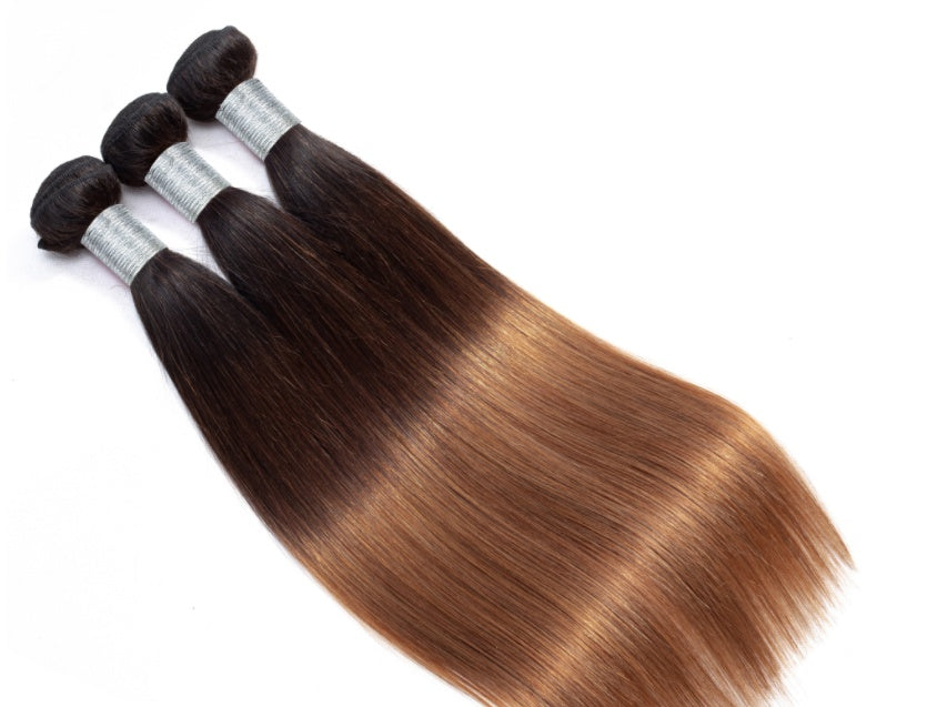 JMT-725130 Medium Long Real Hair Weave for All Skin Tones and Face Shapes, Heat Dyeable