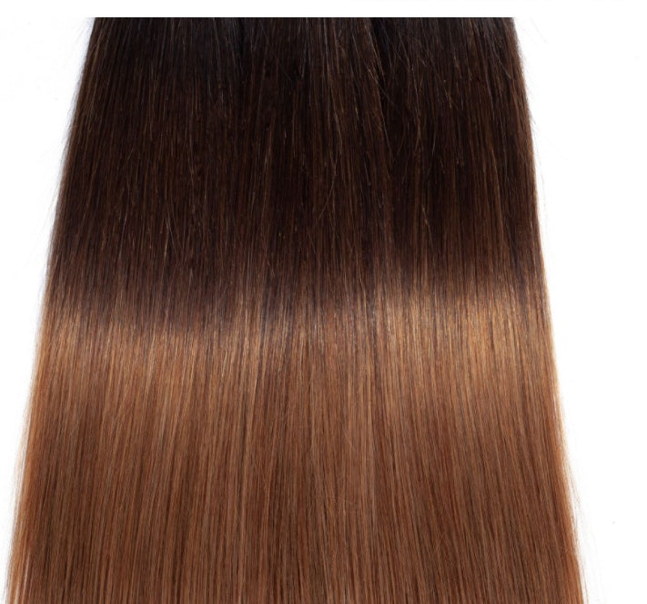 JMT-725130 Medium Long Real Hair Weave for All Skin Tones and Face Shapes, Heat Dyeable