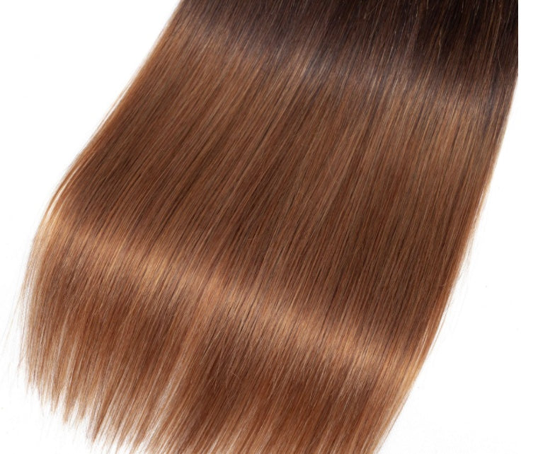 JMT-725130 Medium Long Real Hair Weave for All Skin Tones and Face Shapes, Heat Dyeable