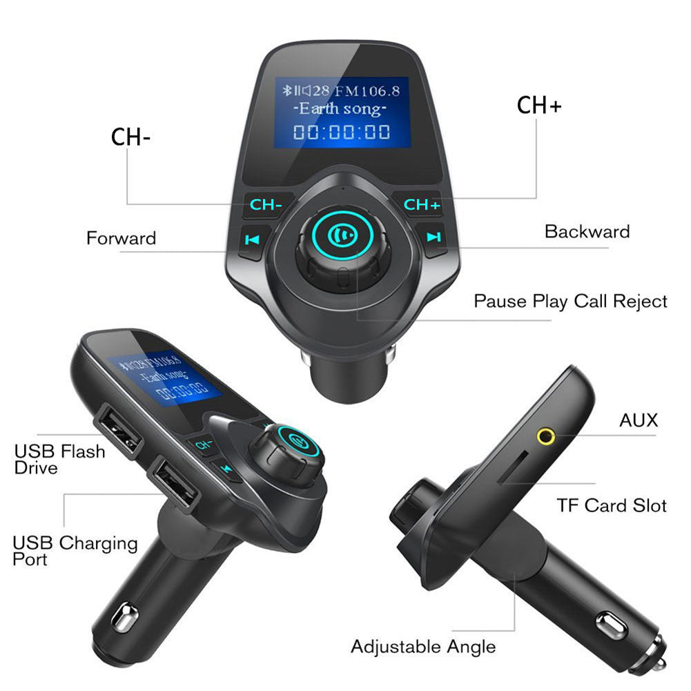 JMT-725258 Multi-Function FM Transmitter for Seamless Audio and Video Navigation in Vehicles