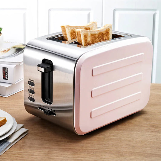 JMT-725258 Stainless Steel 2-Slice Electric Sandwich Toaster with Smart Features