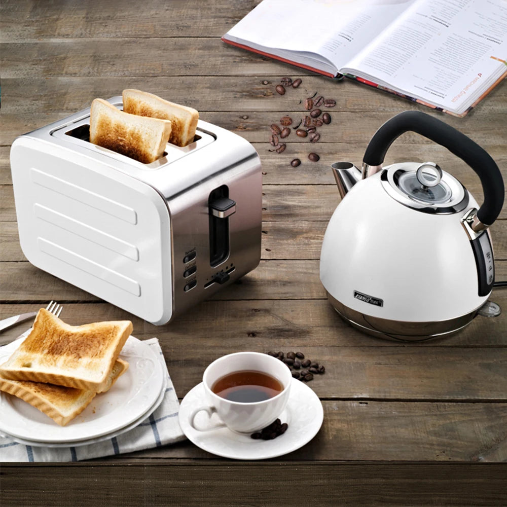 JMT-725258 Stainless Steel 2-Slice Electric Sandwich Toaster with Smart Features