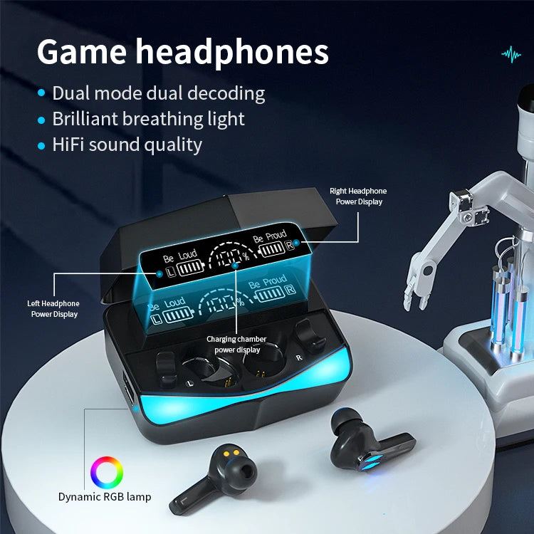 JMT-725258 Wireless TWS Earbuds with Microphone and Low Latency Gaming Features - Bluetooth 5.1