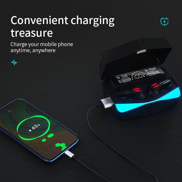 JMT-725258 Wireless TWS Earbuds with Microphone and Low Latency Gaming Features - Bluetooth 5.1