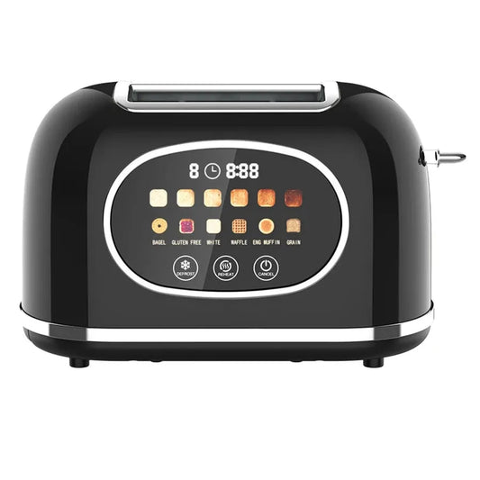 JMT-725386 Smart Touch Control 2-Slice Retro Toaster with Touch Screen Functionality