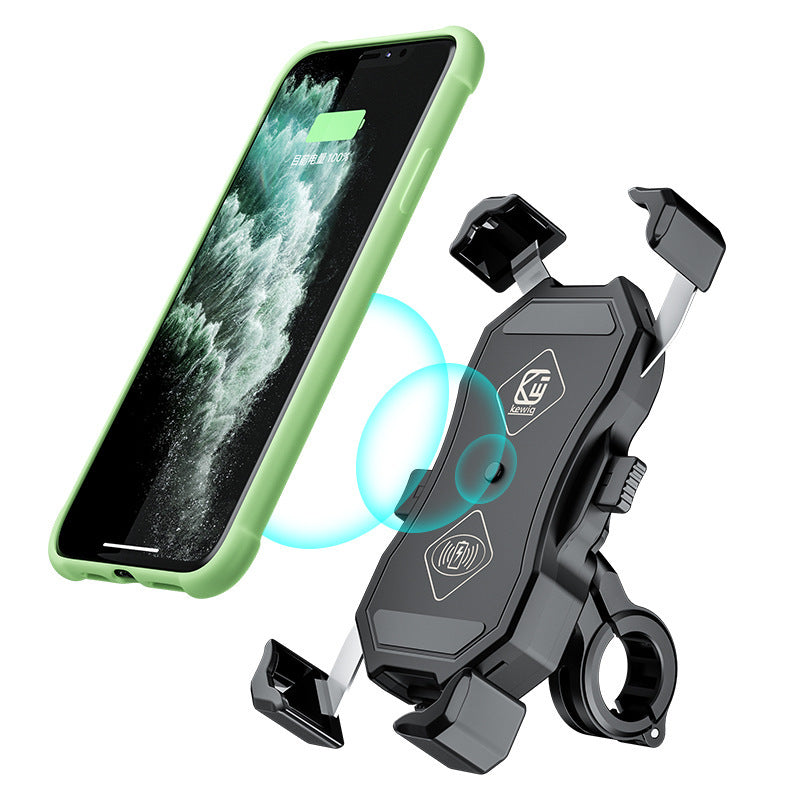 JMT-725450 Wireless USB Charging Mobile Phone Holder with Adjustable Clamp and Fast Charge Support