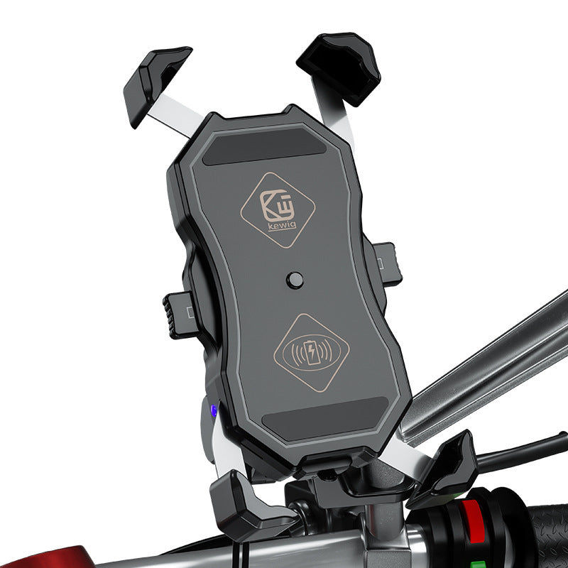 JMT-725450 Wireless USB Charging Mobile Phone Holder with Adjustable Clamp and Fast Charge Support
