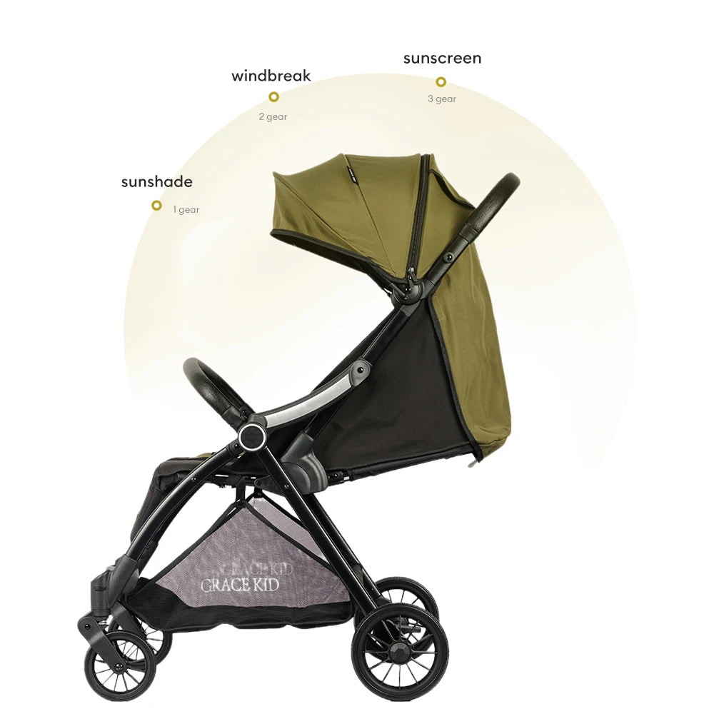 JMT-725770 Compact Folding Stroller for Babies - Travel-Friendly Design and Lightweight Convenience