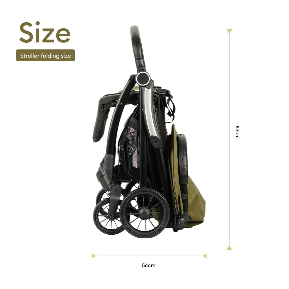 JMT-725770 Compact Folding Stroller for Babies - Travel-Friendly Design and Lightweight Convenience