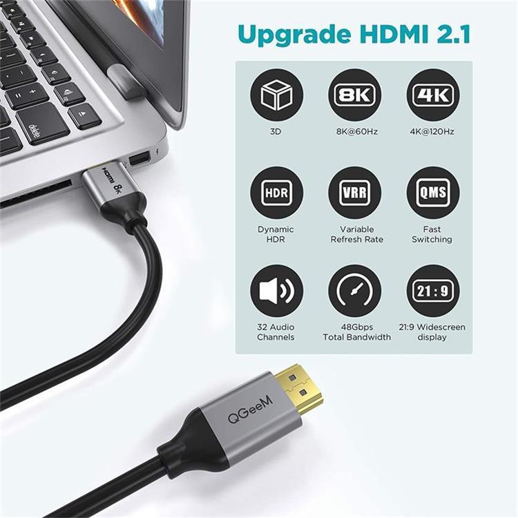 JMT-725770 HDMI Cable for TV and Blu-ray Projector - Gold-Plated Connection, Available in 1M & 1.8M Lengths