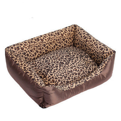 JMT-725898 Cozy Cotton Nest for Pets in Animal Patterns - Leopard, Deer, Zebra, Available in S, M, L Sizes