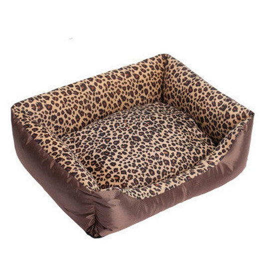 JMT-725898 Cozy Cotton Nest for Pets in Animal Patterns - Leopard, Deer, Zebra, Available in S, M, L Sizes