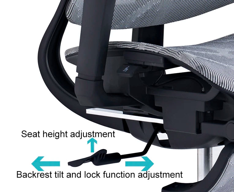 JMT-725898 Ergonomic Swivel Office Chair with 3D Armrests and Mesh Back for Enhanced Comfort