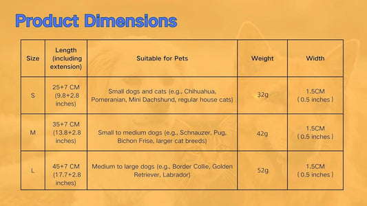 JMT-726410 Adjustable Metal Cat and Dog Necklace with Bell - Lightweight Aluminum Collar for Pets