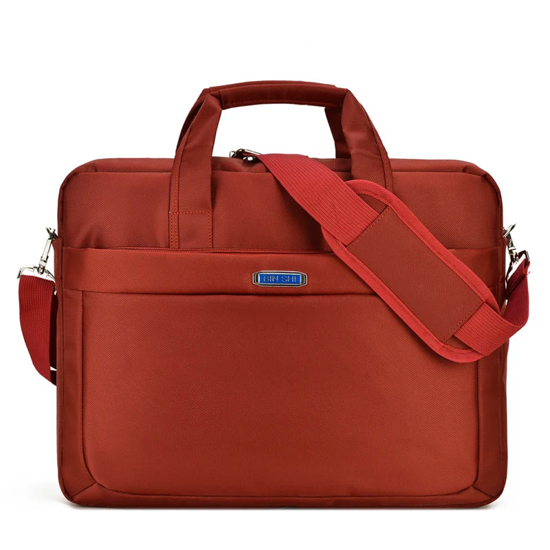 JMT-726410 Multifunctional Waterproof Nylon Laptop Briefcase for Travel and Business Use