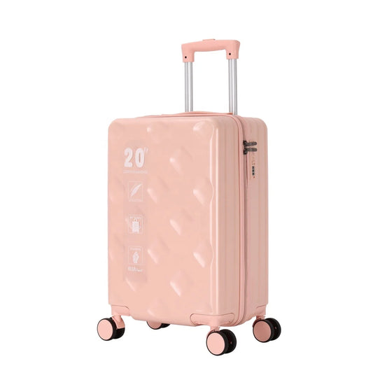 JMT-726474 Lightweight Scratch-Resistant PP Luggage with Spinner Wheels for Business Travel