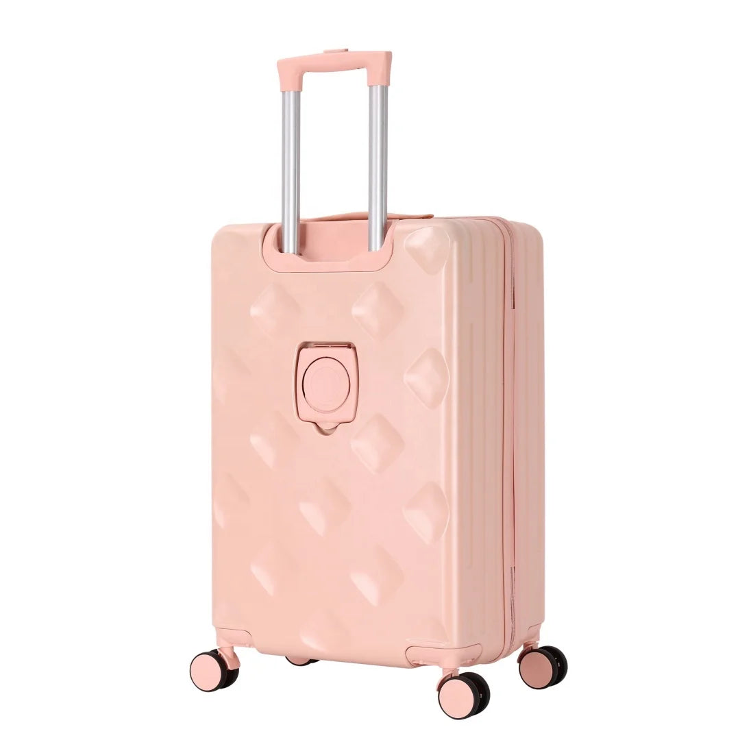 JMT-726474 Lightweight Scratch-Resistant PP Luggage with Spinner Wheels for Business Travel