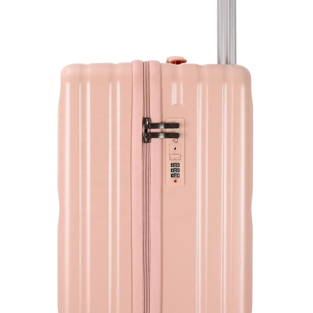 JMT-726474 Lightweight Scratch-Resistant PP Luggage with Spinner Wheels for Business Travel