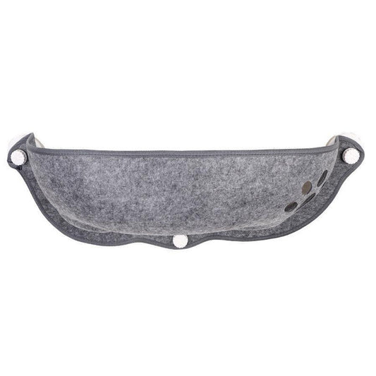 JMT-726602 Semi-Circular Felt Cat Nest for Window Sill with Cozy Cat Pad