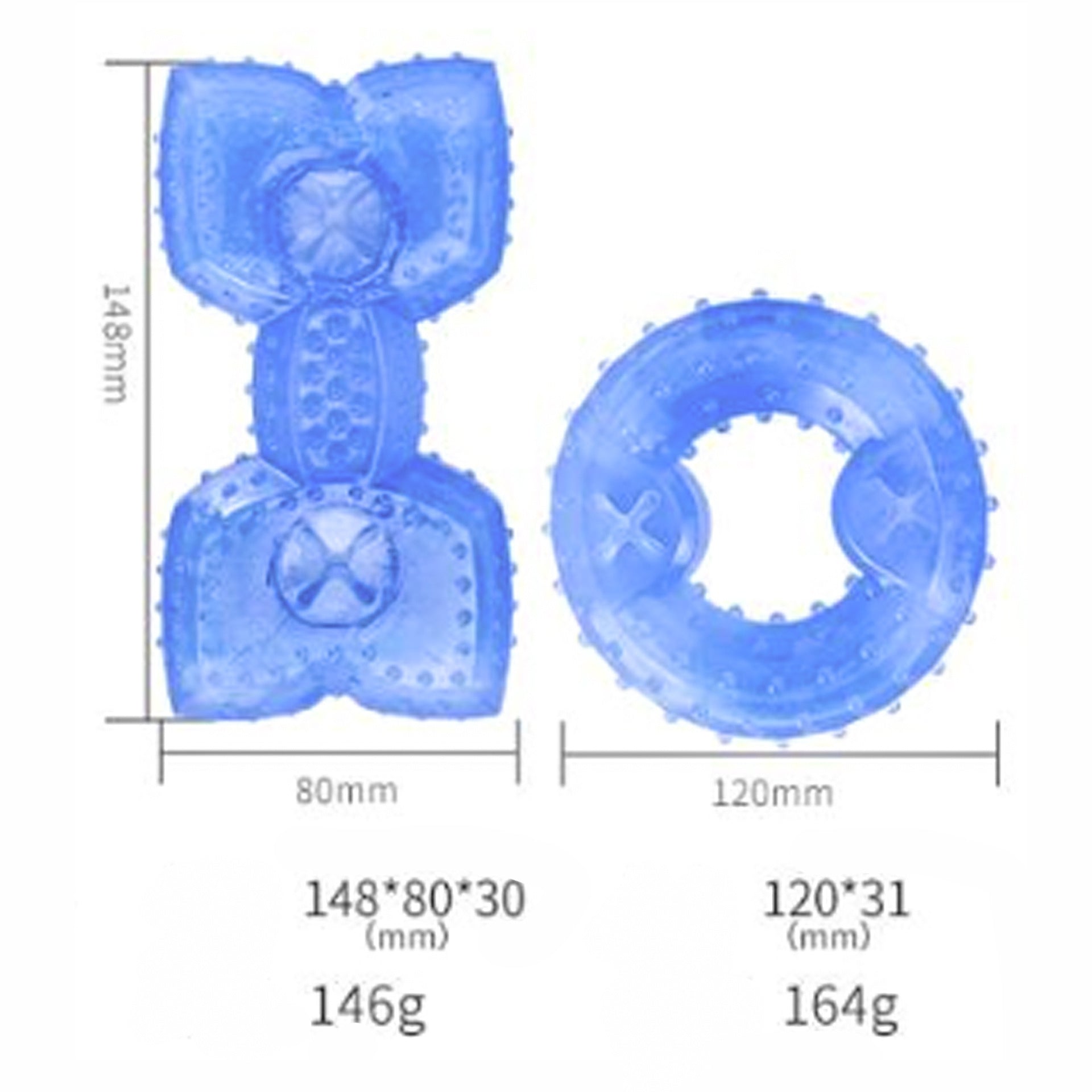 JMT-726730 Cooling Dog Teething Toy - Freezable Relaxation and Dental Care Chew for Puppies