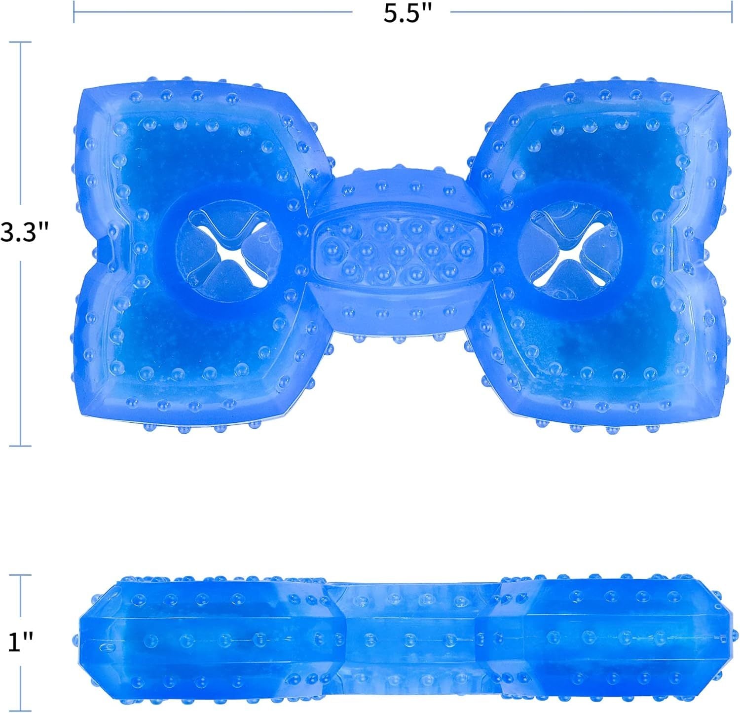 JMT-726730 Cooling Dog Teething Toy - Freezable Relaxation and Dental Care Chew for Puppies