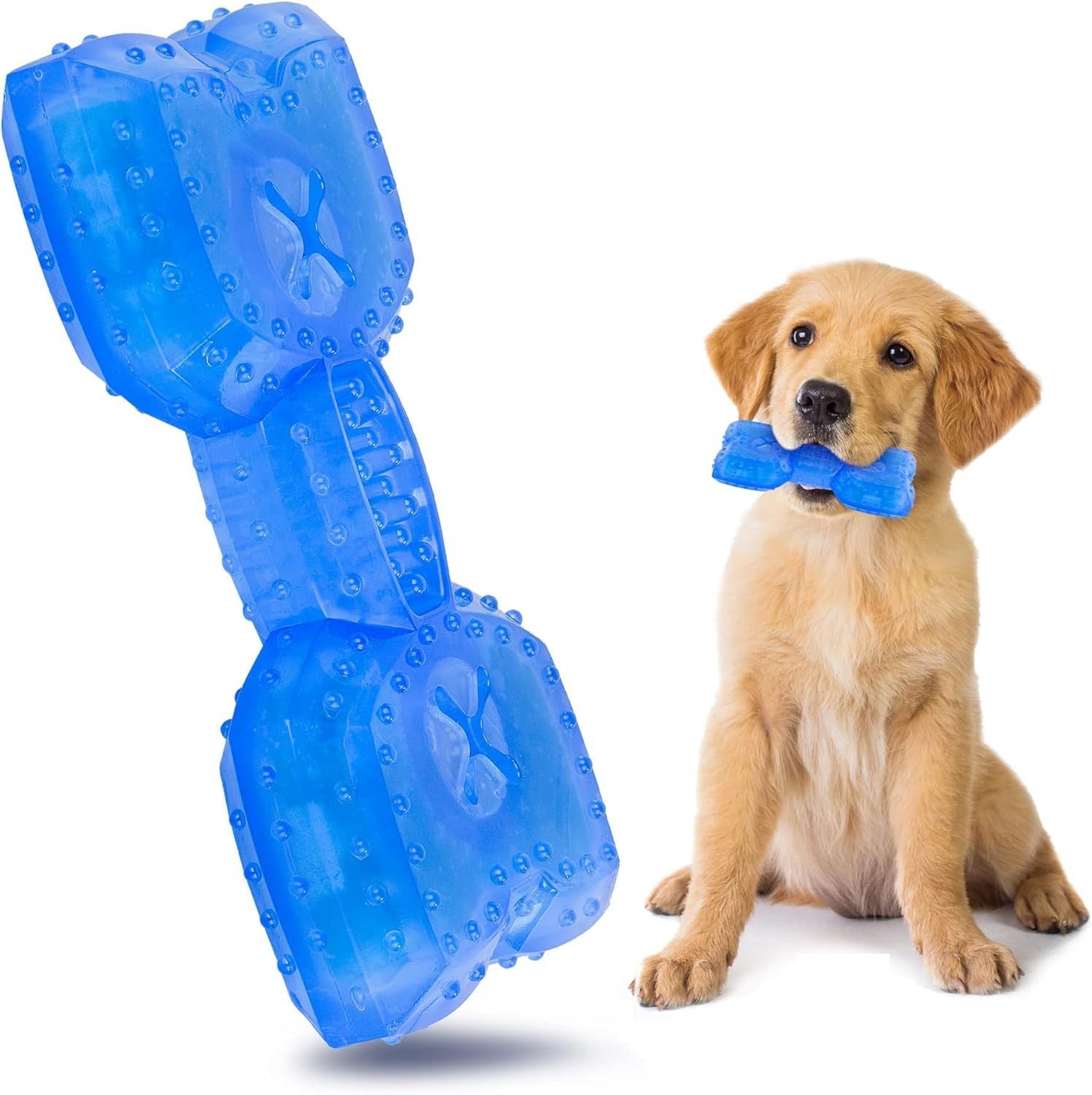 JMT-726730 Cooling Dog Teething Toy - Freezable Relaxation and Dental Care Chew for Puppies