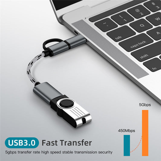 JMT-726922 2-in-1 Type-C & Micro USB Adapter Cable in Various Colors
