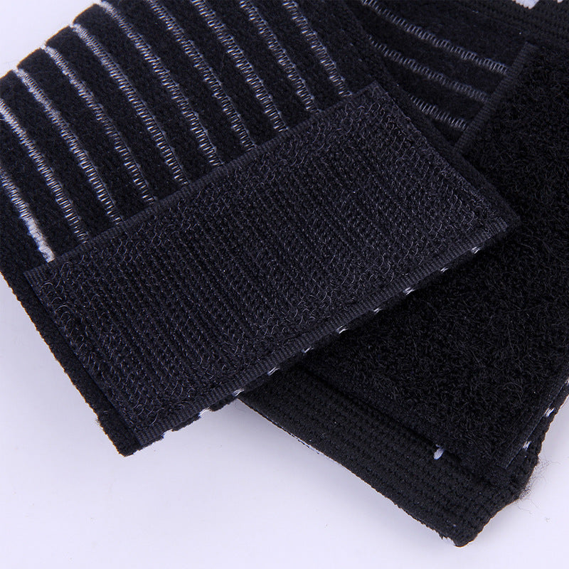 JMT-726986 Black Knitted Compression Palm for Sports and Activities, Made of 70% Nylon and 30% Spandex, One Size Fits Most