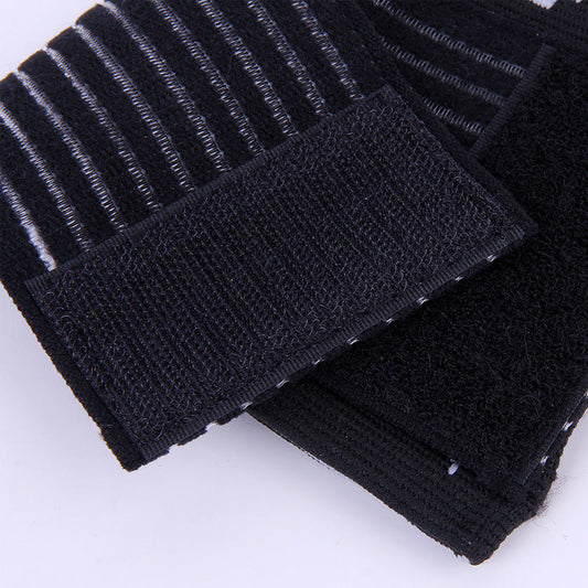 JMT-726986 Black Knitted Compression Palm for Sports and Activities, Made of 70% Nylon and 30% Spandex, One Size Fits Most