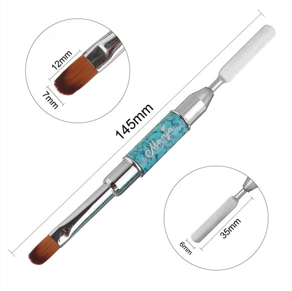 JMT-727050 Multi-Functional Double-Headed Nail Pen for Extension, Embossing, and Glue Application