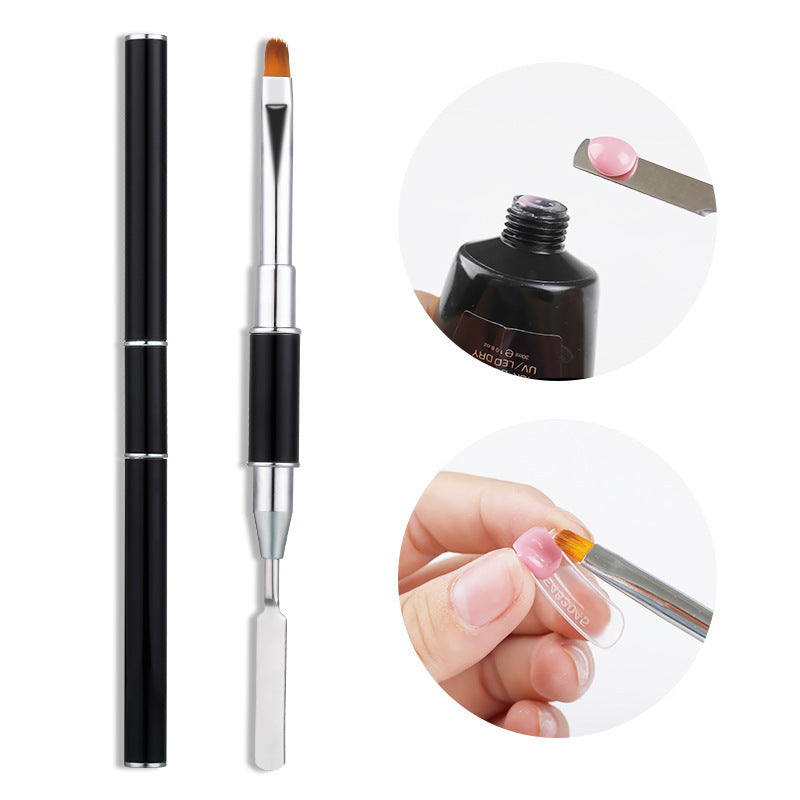 JMT-727050 Multi-Functional Double-Headed Nail Pen for Extension, Embossing, and Glue Application