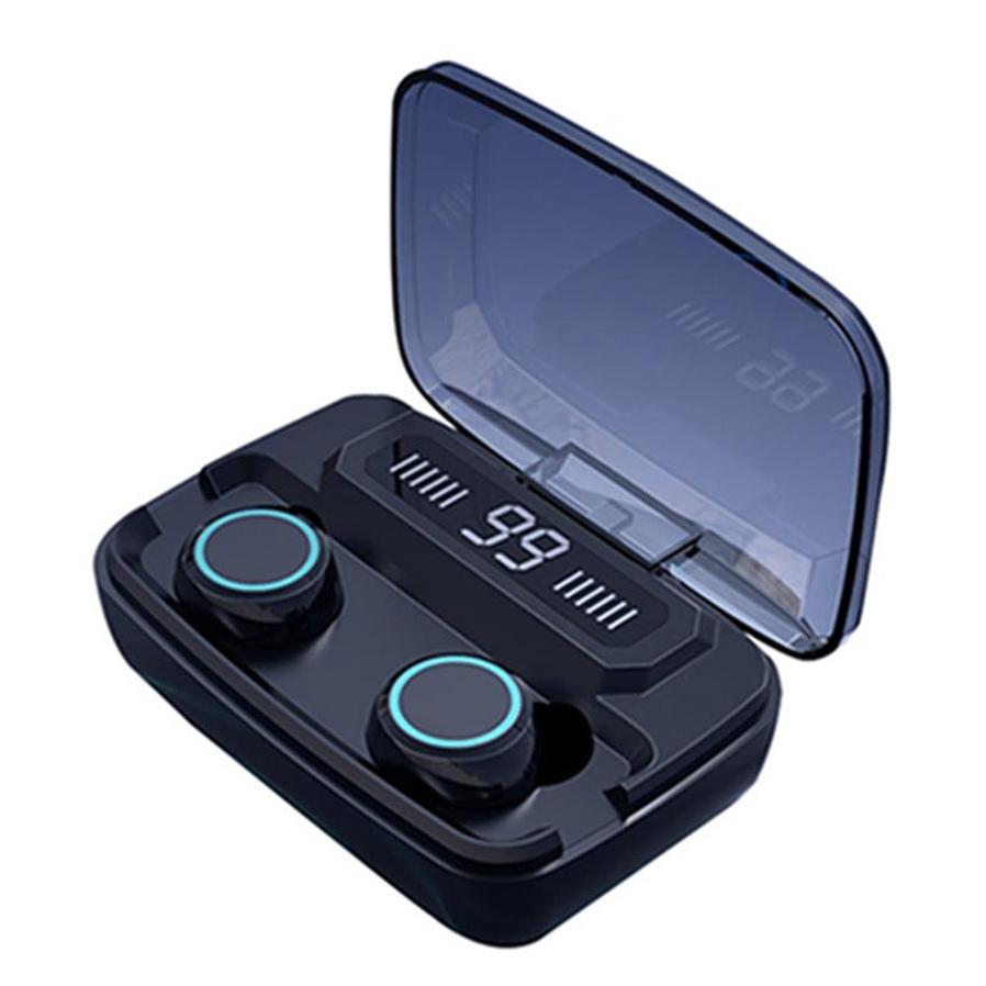 JMT-727242 Wireless Bluetooth Headset with Digital Power Display, Touch Control, Noise Isolation, and Sweatproof Design