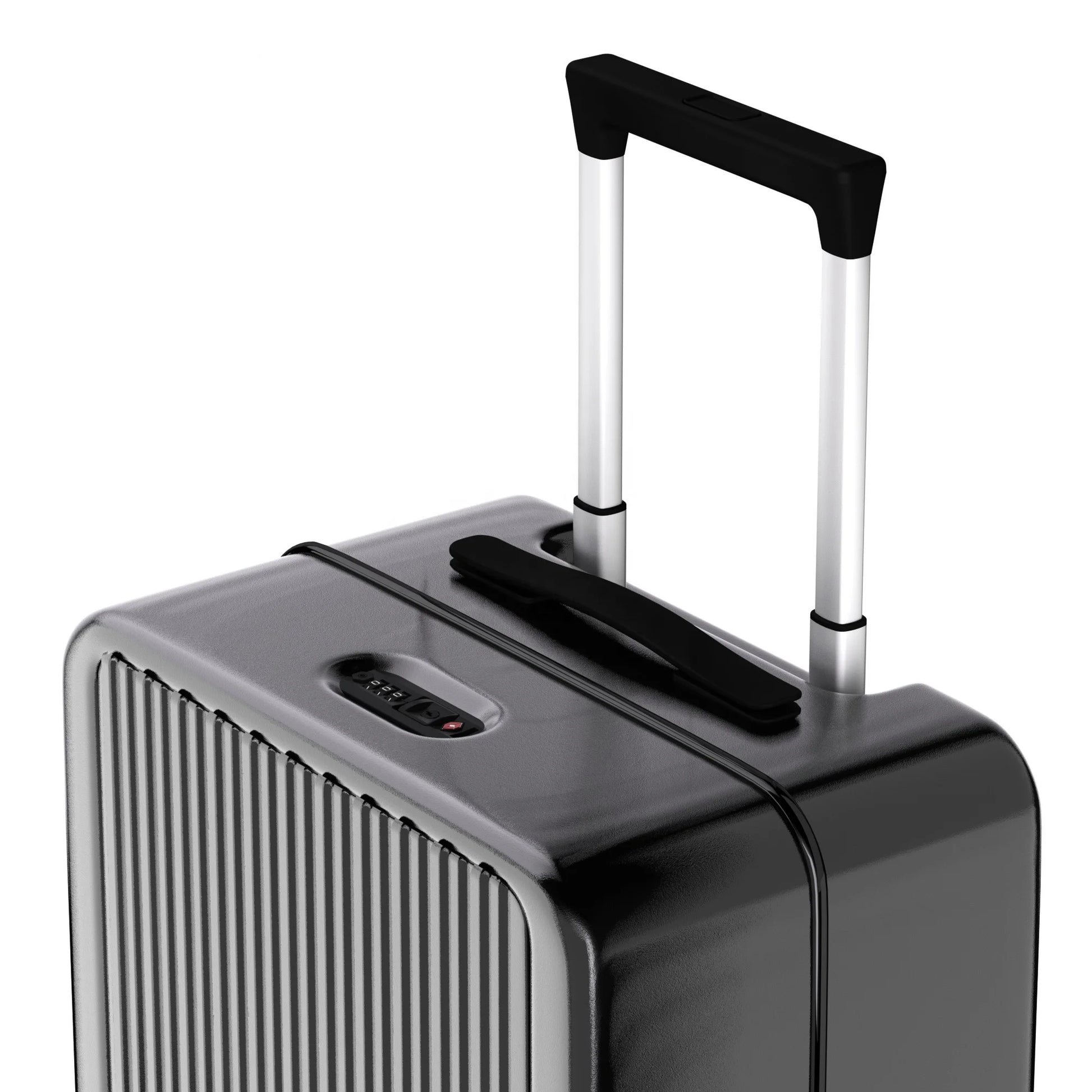 JMT-727626 Unbreakable Hard Shell Aluminium Travel Trolley Case Suitcase with PC Material
