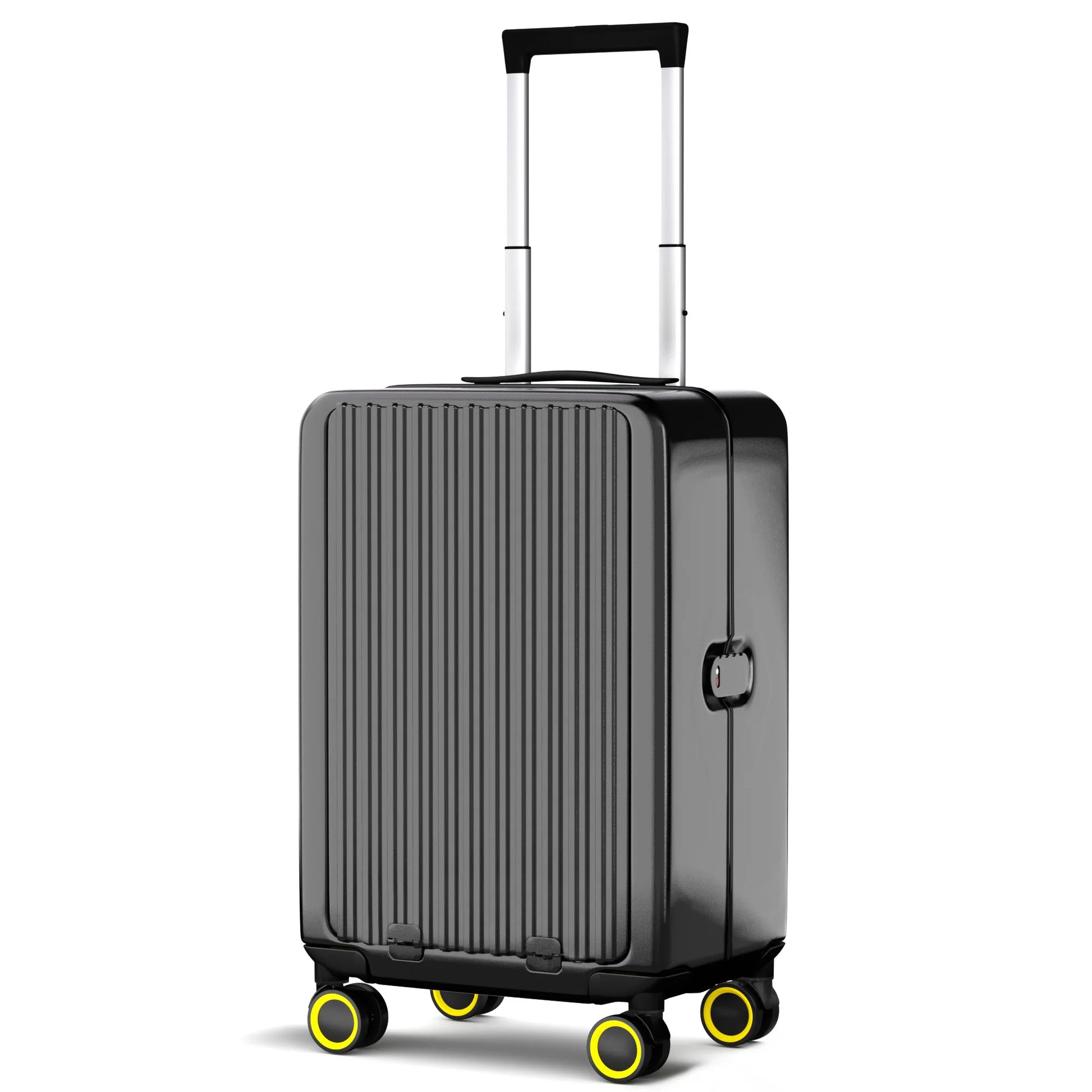 JMT-727626 Unbreakable Hard Shell Aluminium Travel Trolley Case Suitcase with PC Material