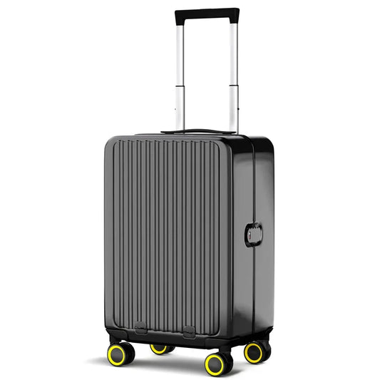 JMT-727626 Unbreakable Hard Shell Aluminium Travel Trolley Case Suitcase with PC Material