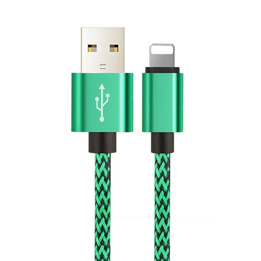 JMT-728074 Hemp Braided Fast Charging Cable for iPhone - 1m Length, Available in Multiple Colors