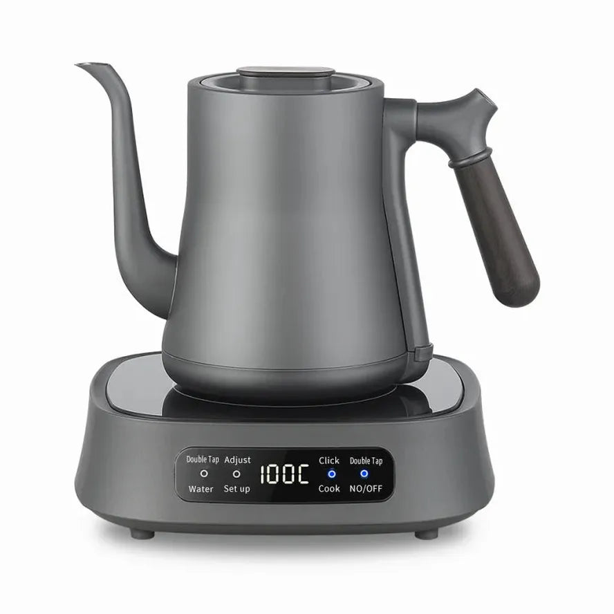 JMT-728586 1.0L Electric Kettle with Adjustable Temperature Control, Self-Filling and Cordless Design, Made of 304 Stainless Steel