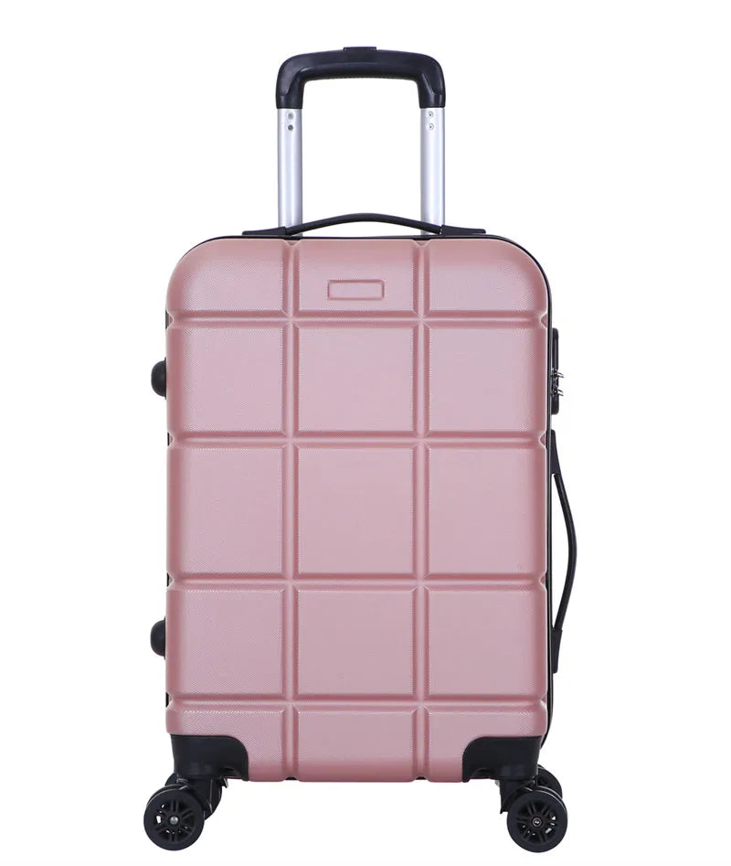 JMT-728778 3-Piece Hardshell Luggage Set in ABS Material - Includes 20", 24", and 28" Suitcases
