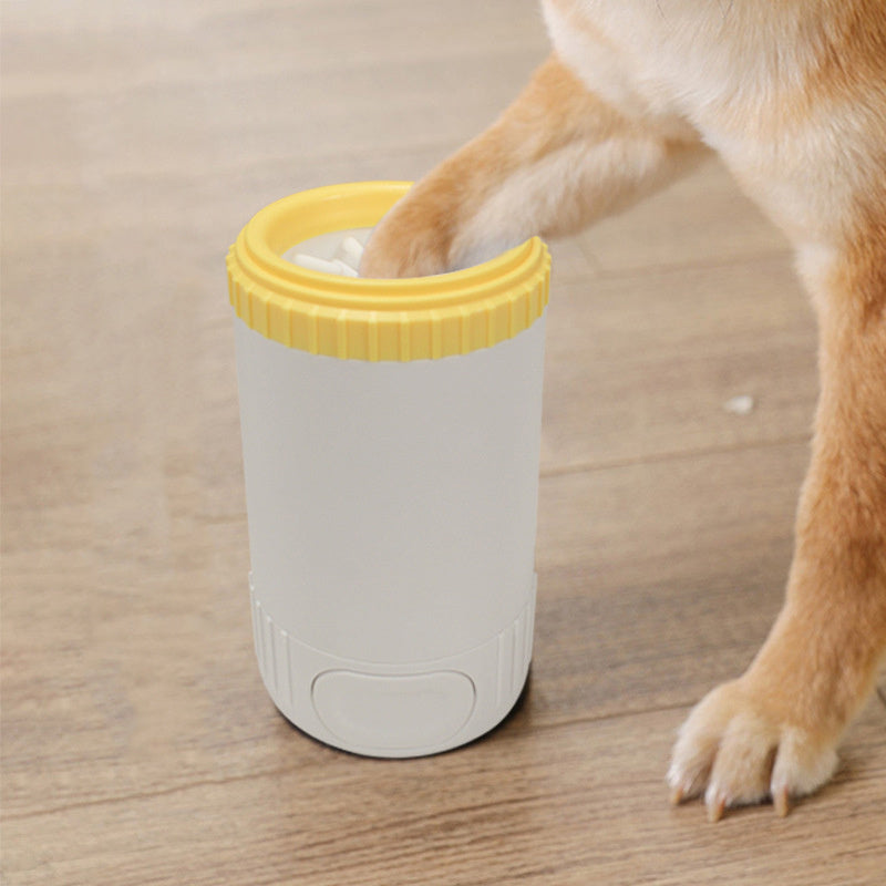 JMT-728970 Automatic Pet Foot Wash Cup for Dogs and Cats - Smart Cleaning Tool for Paws - Compact and Easy to Use (14.4 cm x 9.2 cm)